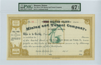 Silver Cliff Mining and Tunnel Co. - Stock Certificate